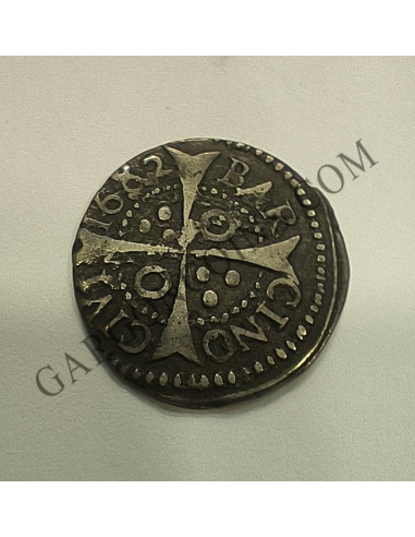 Carlos II  Croat (Real) 1682 ceca Barcelona MBC++