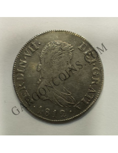 RARA Fernando VII 2 Reales 1811 ceca Cataluña SF EBC