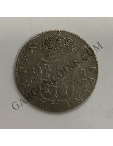 RARA Fernando VII 2 Reales 1811 ceca Cataluña SF EBC