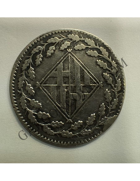 José Napoleón 1 Peseta de Barcelona del 1812