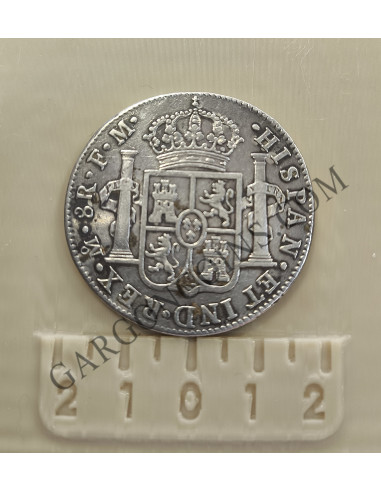 Carlos IV  8 Reales 1791  ceca México  FM