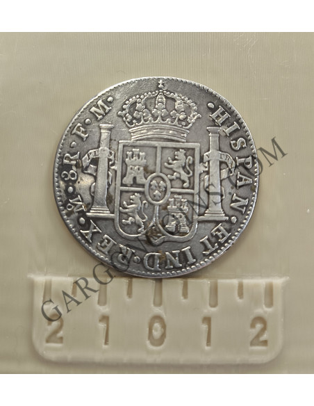 Carlos IV  8 Reales 1791  ceca México  FM