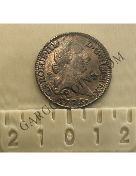 Carlos IV 4 maravedís del 1775 de Segovia S/C