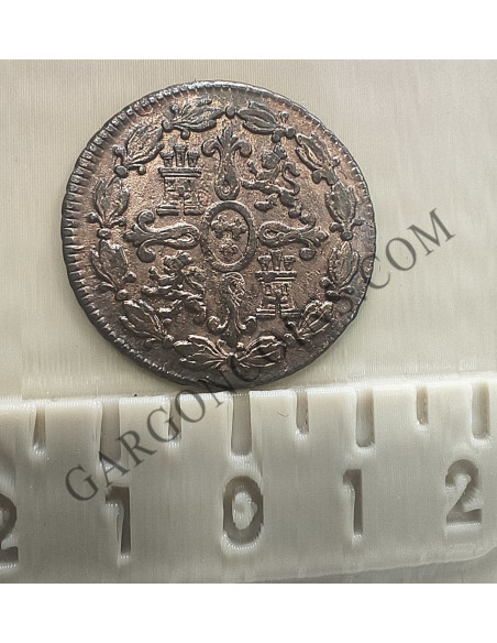 Carlos IV 4 maravedís del 1775 de Segovia S/C