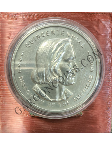 V centenario descubrimiento de America  2 onzas de plata pura