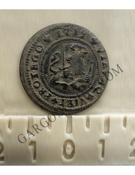 Felipe V 2 Maravedis 1719  Zaragoza