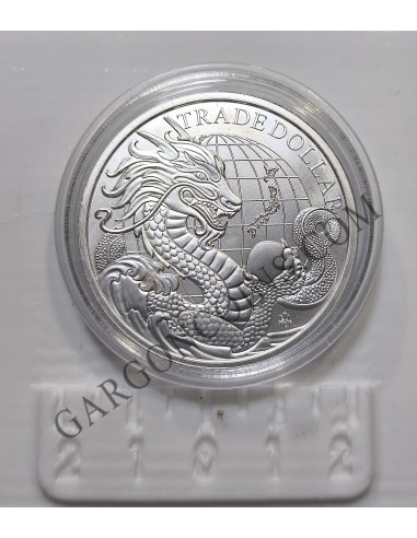 Santa Helena Trade Dollar 1 onza Plata pura