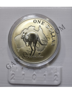 Australia  1 Dolar año 2000 Canguro onza  troy Proof