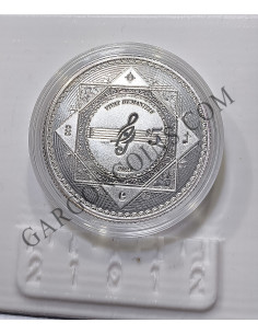 Tokelau 5 Dolares año 2021  1 onza Plata pura