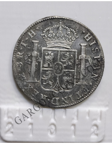 Carlos IV 8 Reales 1805  Mexico TH 