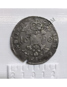 Carlos II Patagon de Brabant del año 1680 MBC