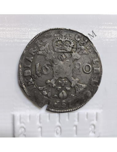 Carlos II Patagon de Brabant del año 1680 MBC