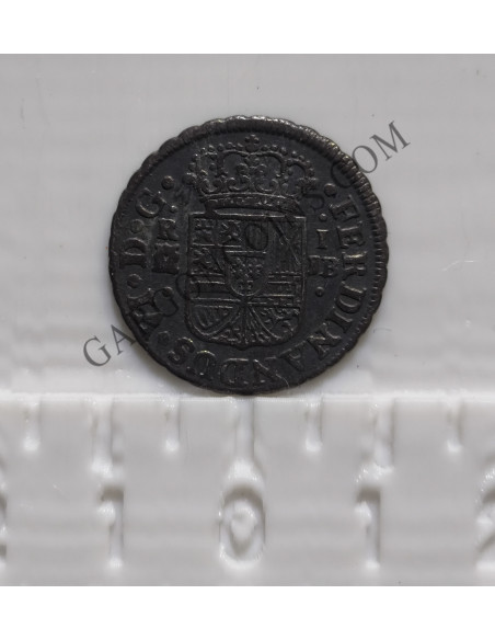 Fernando VI  1 Real 1749 Madrid J B en EBC+