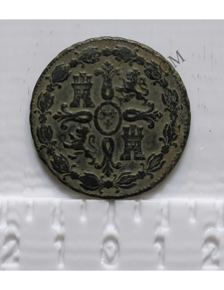 Carlos IV 8 maravedis de 1795 ceca Segovia EBC