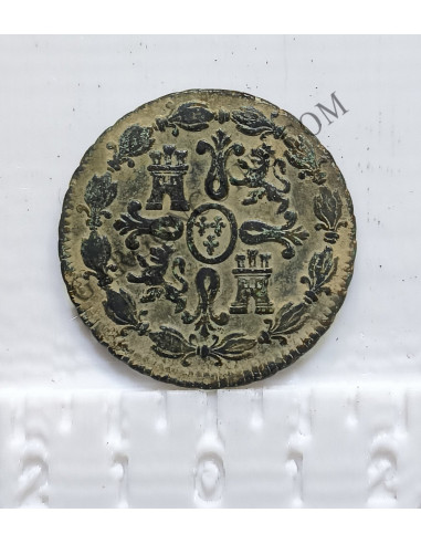 Carlos IV 8 maravedis de 1804 ceca Segovia 