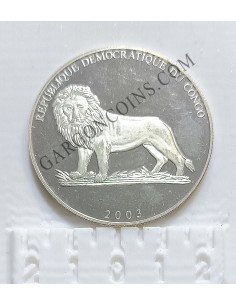 Republica Democratica del Congo 10 Francos 2003 Union Europea