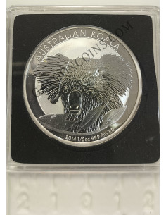 Australia  50 cents 2014 1/2 onza troy Plata pura