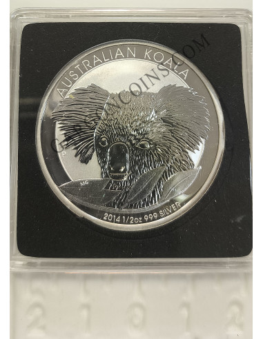 Australia  50 cents 2014 1/2 onza troy Plata pura