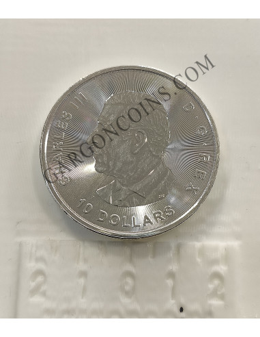 Canada 10 Dolares 2025 2 onzas Platan Pura