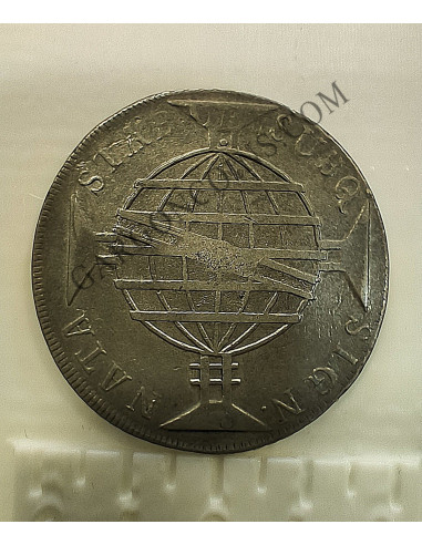 Brasil  Ioannes VI  Rey  de Portugal y Brasil 960 Reis 1817 