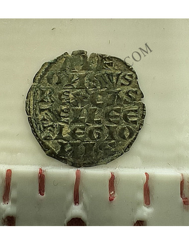 Alfonso X  1252 a 1284 Dinero Blanco de 6 Líneas EBC