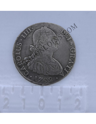 Carlos IV 4 Reales 1792 Potosi P J 