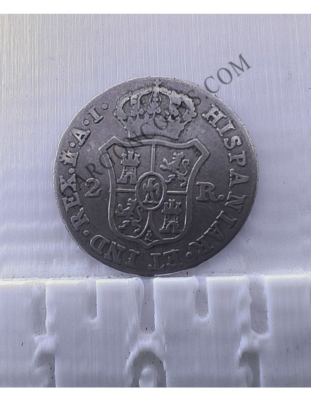 Jose Napoleón 2 reales  Madrid del 1811 en MBC