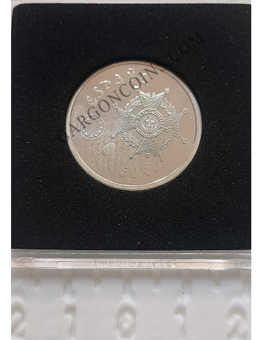 Moneda1 Euro 1998 España Ejercito de Tierra Plata Proof FNMT solo moneda