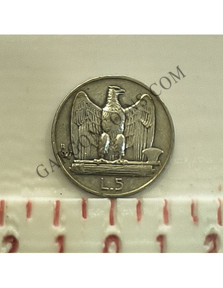 Italia Vitorio Emanuele III 1 lira 1927 ceca Roma