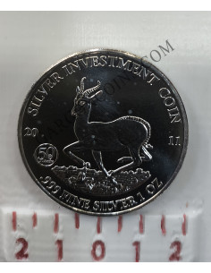 Malawi  50 Kwacha 2011  onza troy plata 0.999