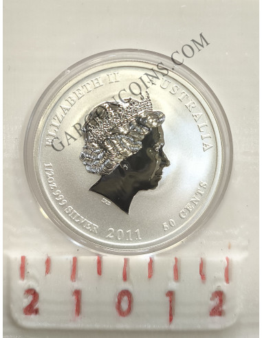Australia ½ onza  2011 Año lunar del conejo Proof