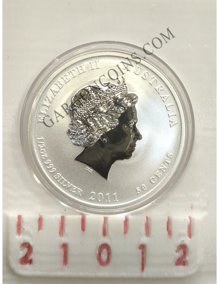 Australia ½ onza  2011 Año lunar del conejo Proof