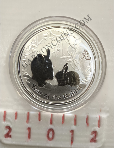 Australia ½ onza  2011 Año lunar del conejo Proof