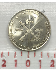 Medalla de Niquel de la FNMT del centenario de La legión