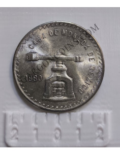 Mexico 1 onza troy de plata pura 1980 Casa Moneda Mexico 