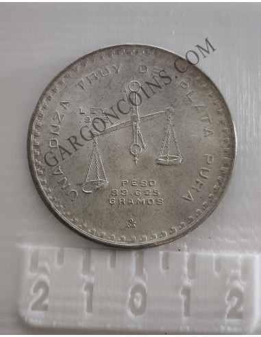 Mexico 1 onza troy de plata pura 1980 Casa Moneda Mexico 