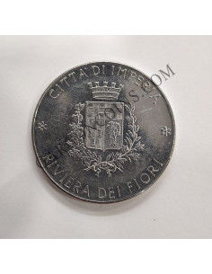 Jeton de 100 liras del Transporte Publico AMAT de la Citta de Imperia 1977