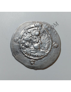 1 Dracma Imperio Sasánida siglo V a VII dC  ORMUZ  IV