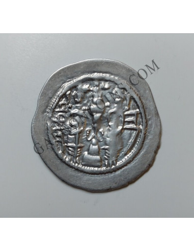 1 Dracma Imperio Sasánida siglo V a VII dC  ORMUZ  IV