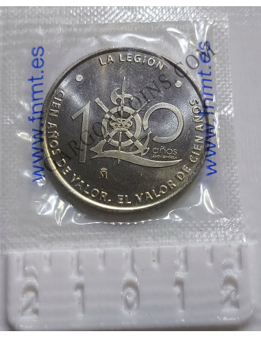 Medalla de Niquel de la FNMT del centenario de La legión