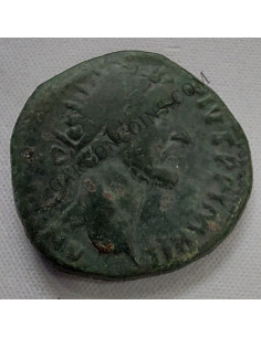 Dupondio de Emperador Antonino Pio del 157-158