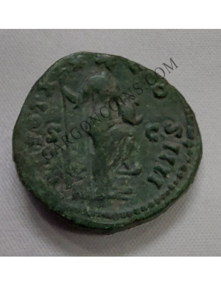 Dupondio de Emperador Antonino Pio del 157-158