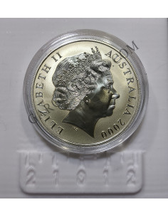 Australia  1 Dolar año 2000 Canguro onza  troy Proof