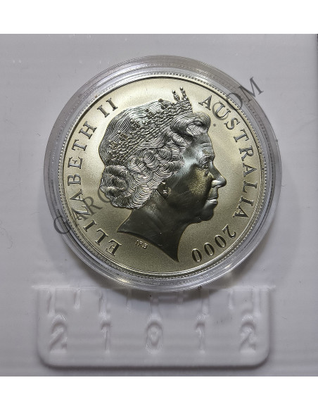 Australia  1 Dolar año 2000 Canguro onza  troy Proof