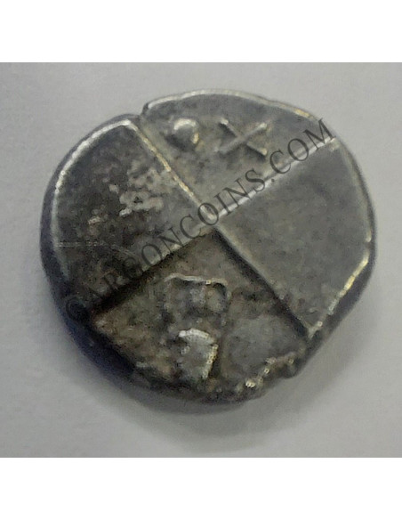 HEMIDRACMA de Cherronesos, antigua Xardia, norte de Grecia 400/350 AdC