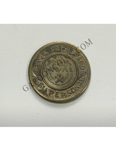 Taller Naval San Carlos 10 discos una peseta. Para facil pago a su personal. S/C-