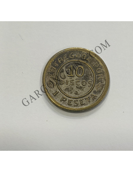 Taller Naval San Carlos 10 discos una peseta. Para facil pago a su personal. S/C-