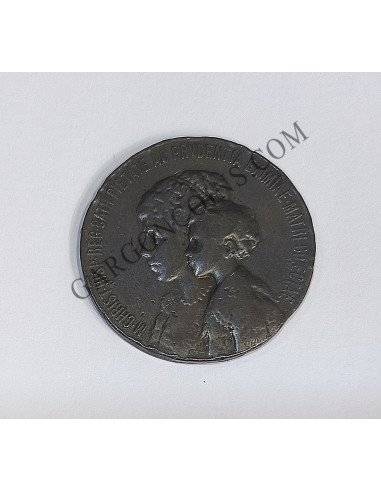 MEDALLA REGENCIA MARIA CRISTINA 1885-1902. Bronce 30 mm 11.30 gr