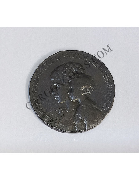 MEDALLA REGENCIA MARIA CRISTINA 1885-1902. Bronce 30 mm 11.30 gr