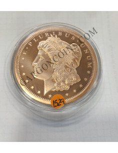 Espectacular pieza de 5 onzas de cobre puro de Golden State Mint
